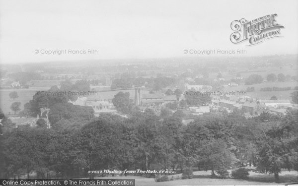 Photo of Whalley, From The Nab 1901