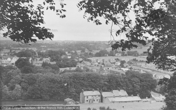 Photo of Whalley, From The Nab c.1955