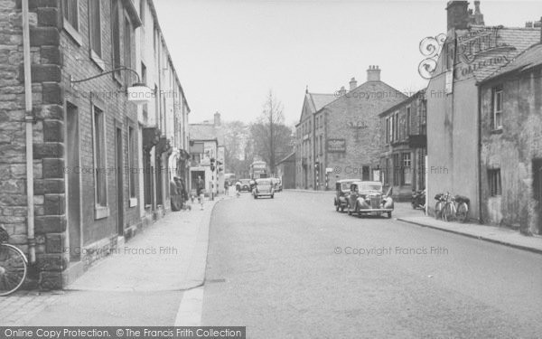 Photo of Whalley, King Street And The Swan Hotel c.1955