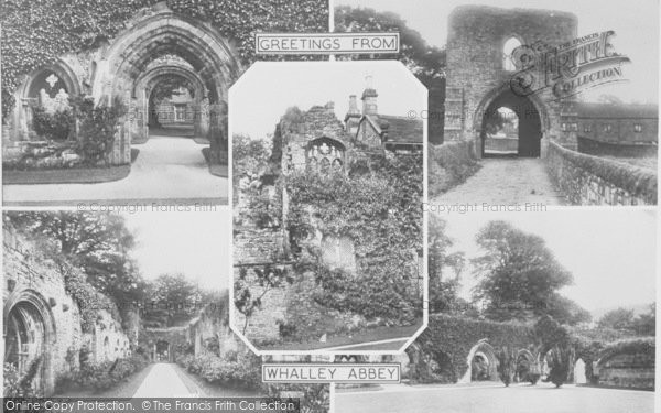 Photo of Whalley, The Abbey, Composite c.1894