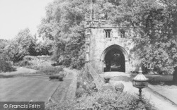 The Abbey, East Gate c.1965, Whalley