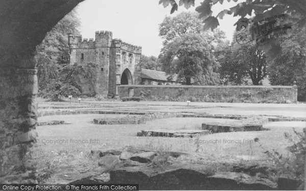 Photo of Whalley, The Abbey, North East Gate c.1965