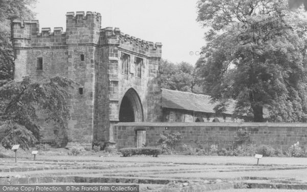 Photo of Whalley, The Abbey, North East Gate c.1965