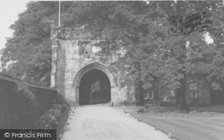 The Abbey, North East Gateway c.1965, Whalley