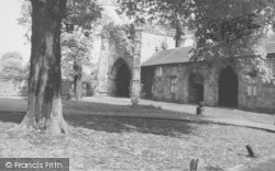 The Abbey, The North Gate c.1960, Whalley