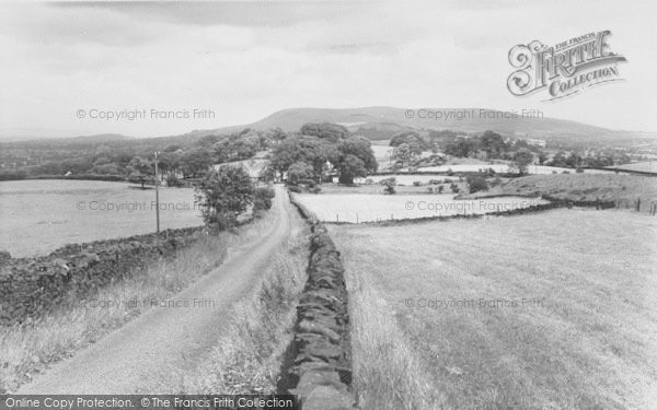 Photo of Whalley, The View Towards Pendle c.1965