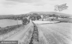 The View Towards Pendle c.1965, Whalley