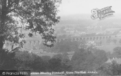 Viaduct, From The Nab 1901, Whalley