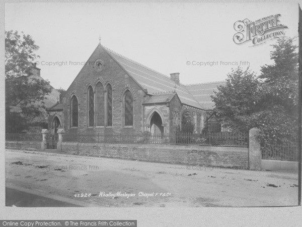 Photo of Whalley, Wesleyan Chapel 1899