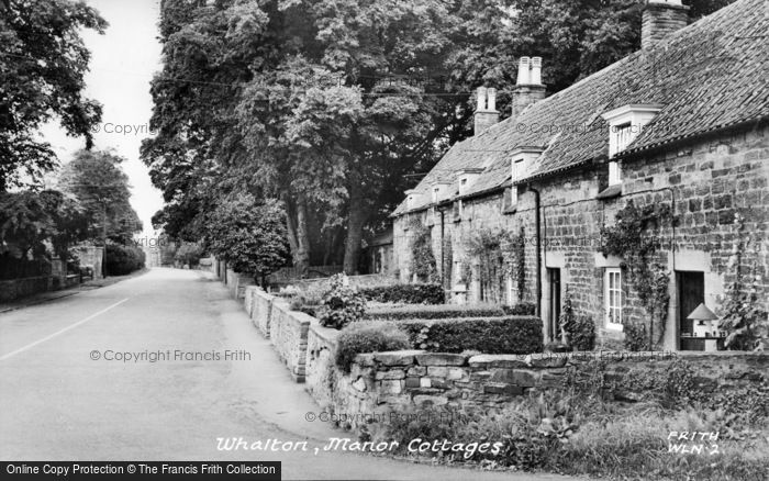Photo of Whalton, Manor Cottages c.1950
