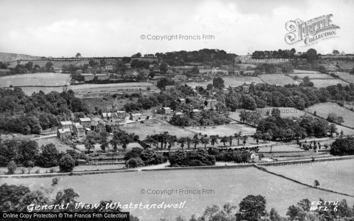Photo of Whatstandwell, General View c.1955