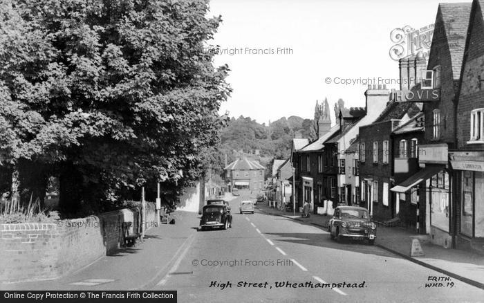 Photo of Wheathampstead, High Street c.1960