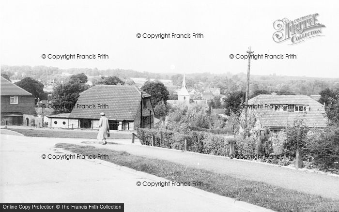 Photo of Wheathampstead, The View From Wick Avenue c.1960