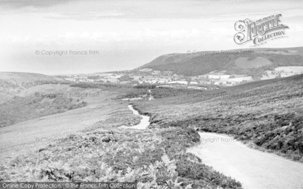 Photo of Wheddon Cross, View From Dunkery Hill c.1955