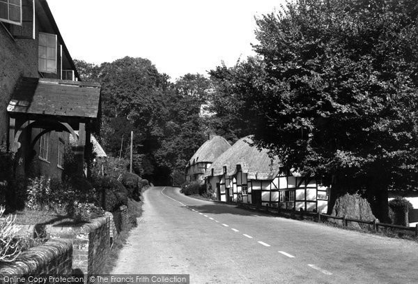 Photo of Wherwell, The Village c.1955