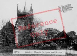 Church And Lychgate c.1955, Whiston
