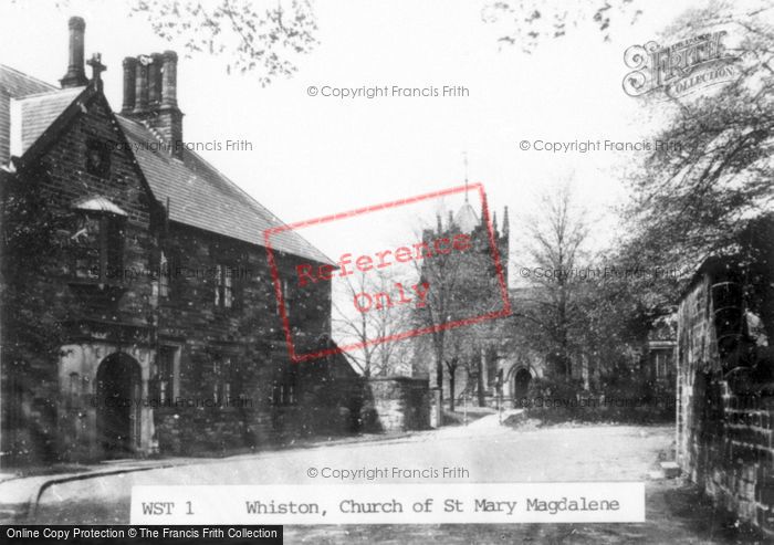 Photo of Whiston, Church Of St Mary Magdalene c.1955
