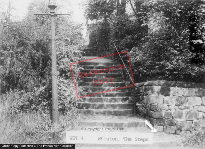 Photo of Whiston, The Steps c.1955