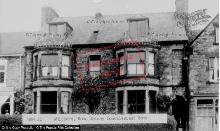 Photo of Whitburn, The Rose Joicey Convalescent Home c.1960