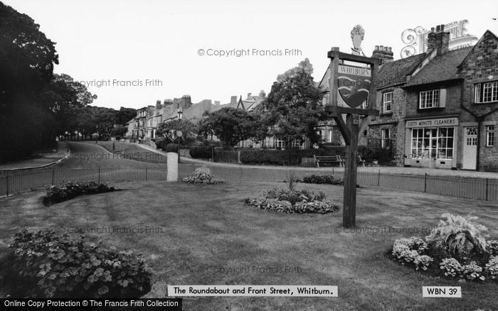 Photo of Whitburn, The Roundabout And Front Street c.1965