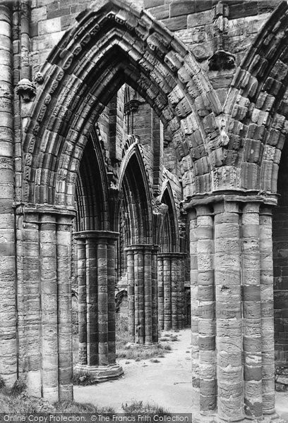 Photo of Whitby, Abbey Arches 1913
