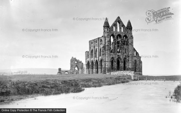 Whitby, Abbey Church c1890 Photo of Whitby, Abbey Church c.1890