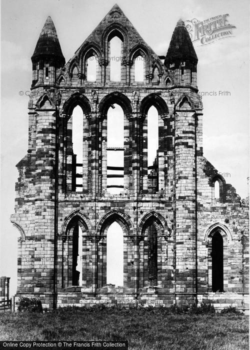Photo of Whitby, Abbey, East Window c.1870