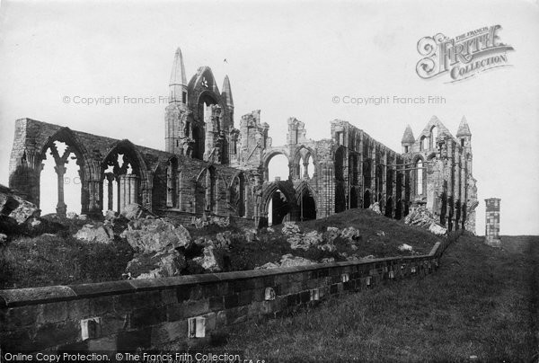 Photo of Whitby, Abbey South West 1897