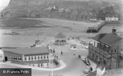 Bandstand And Outer Harbour c.1963, Whitby