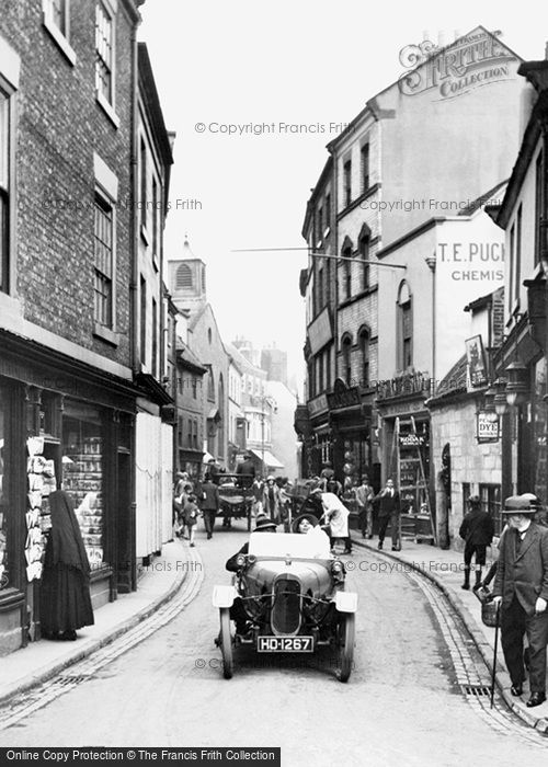 Photo of Whitby, Baxtergate 1923