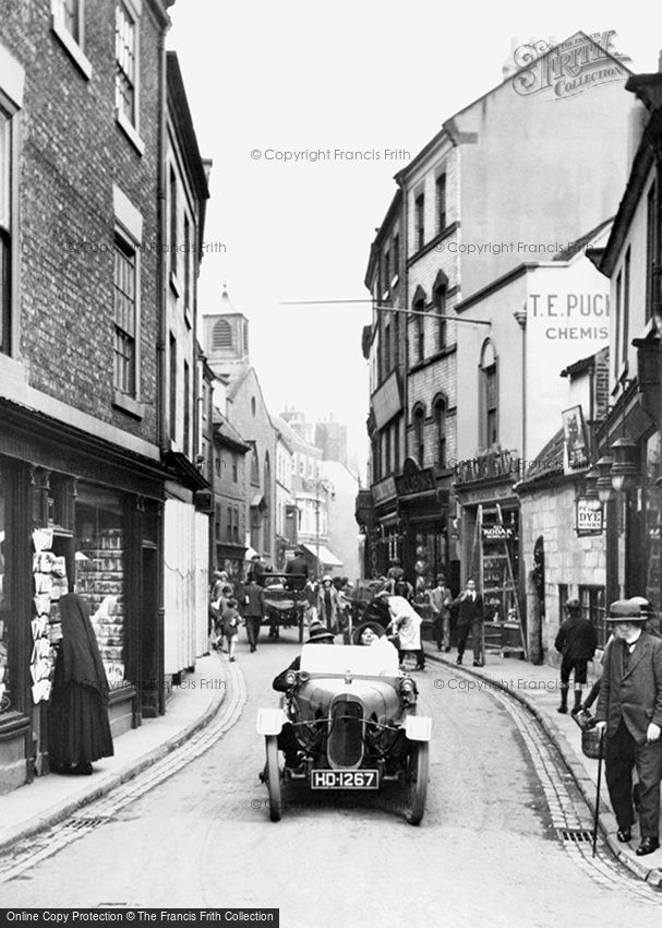 Whitby, Baxtergate 1923