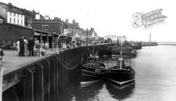 Boats In Harbour c.1960, Whitby