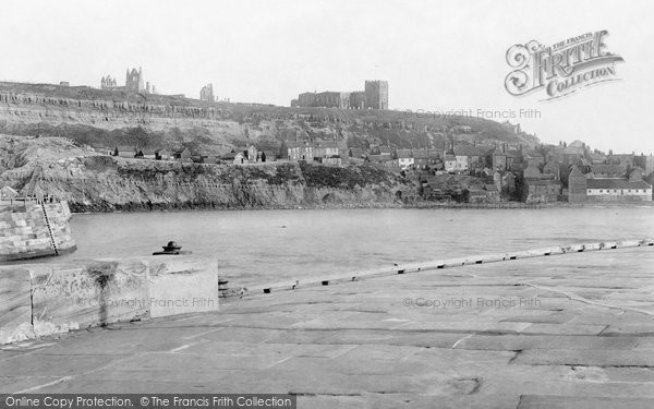 Photo of Whitby, East Cliff 1891