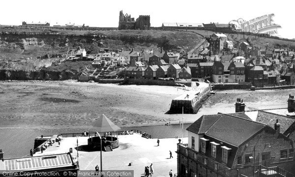 Photo of Whitby, East Cliff c.1955