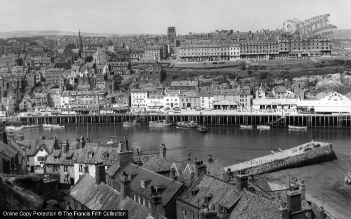 Photo of Whitby, East Cliff c.1960