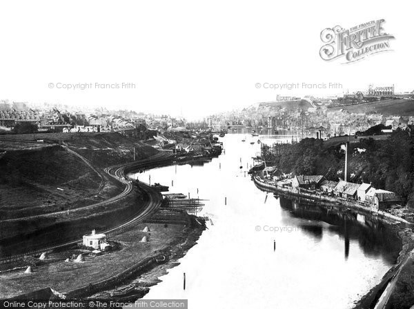 Photo of Whitby, From Lar Pool c.1881