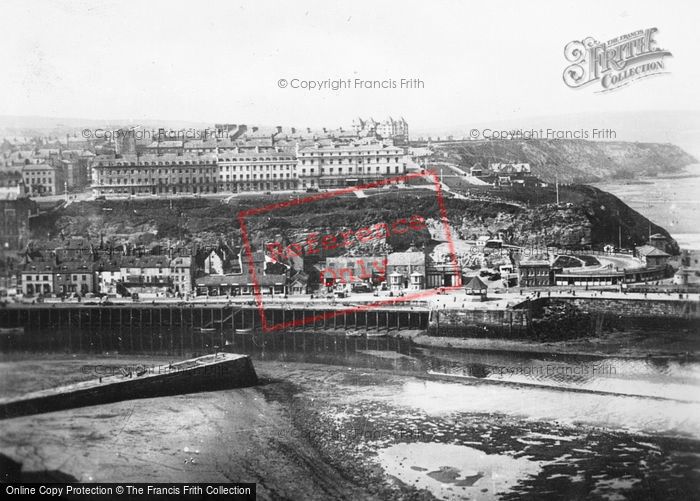 Photo of Whitby, From The East Cliff c.1930