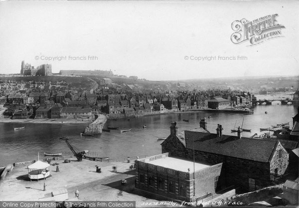 Photo of Whitby, From Wast Cliff 1897
