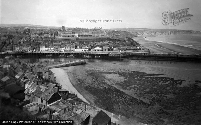 Photo of Whitby, General View Of The Bay c.1950