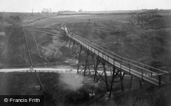 Golf Links, The Ravine And Footbridge 1913, Whitby