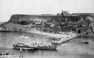 Paddle Steamer Ps Triton, East Cliff 1901, Whitby