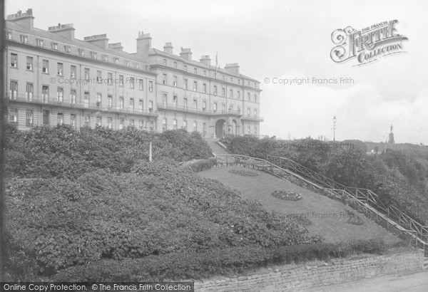 Photo of Whitby, Royal Hotel And Khyber Pass Gardens 1923