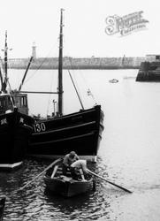 Sailing From The Harbour c.1960, Whitby