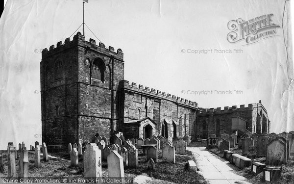 Whitby, St Mary's Church c1881 Photo of Whitby, St Mary's Church c.1881