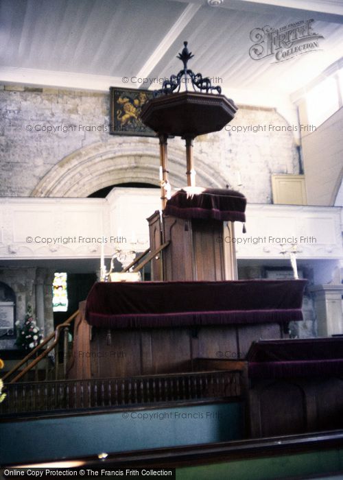 Photo of Whitby, St Mary's Church Interior 1986