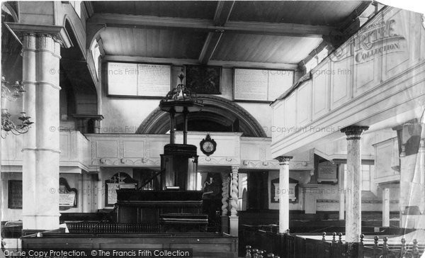 Photo of Whitby, St Mary's Church Interior c.1881