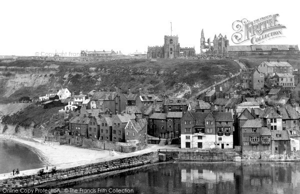Photo of Whitby, The 199 Steps To The Church c.1950