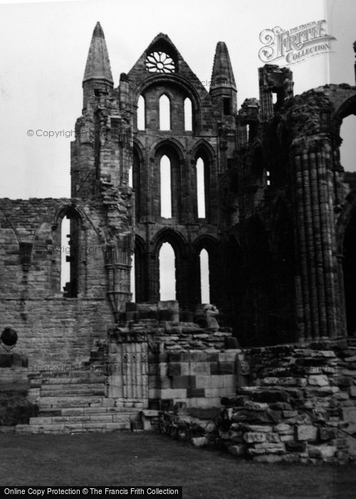 Photo of Whitby, The Abbey 1953