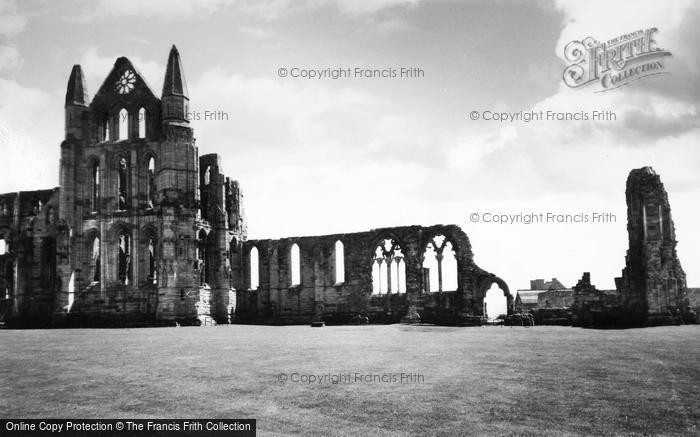 Photo of Whitby, The Abbey c.1955