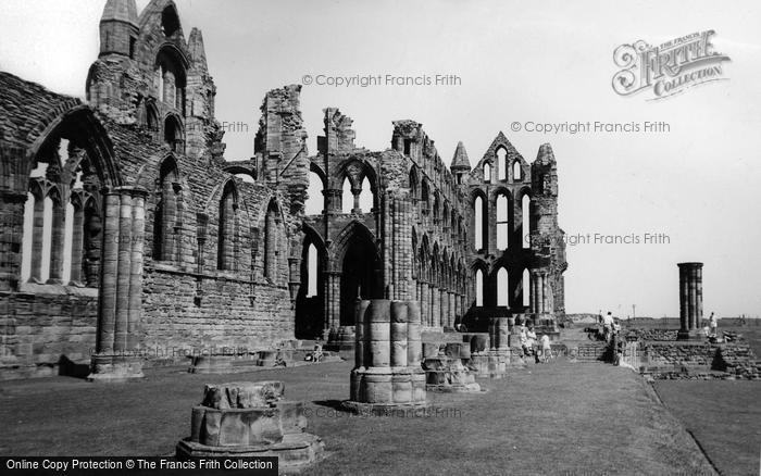 Photo of Whitby, The Abbey c.1955